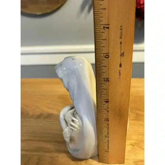 Vintage Madonna Planter Vase Centerpiece Original Decal Shafford Japan - Picture 9 of 11